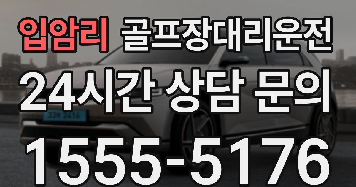 골프장대리운전 서비스