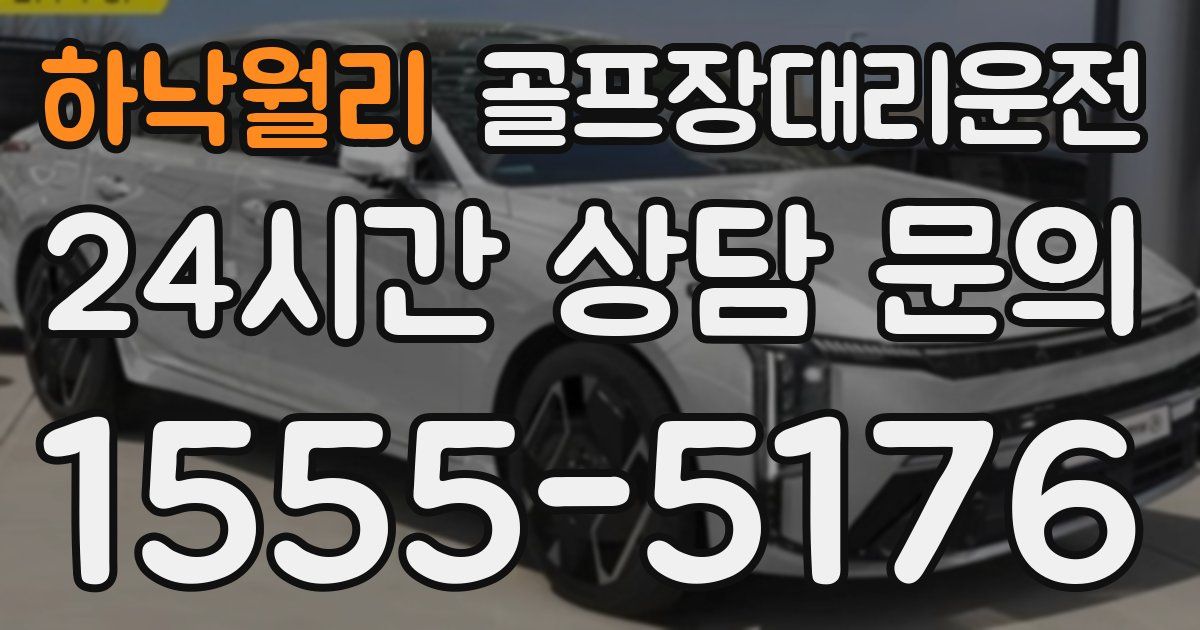 골프장대리운전 서비스