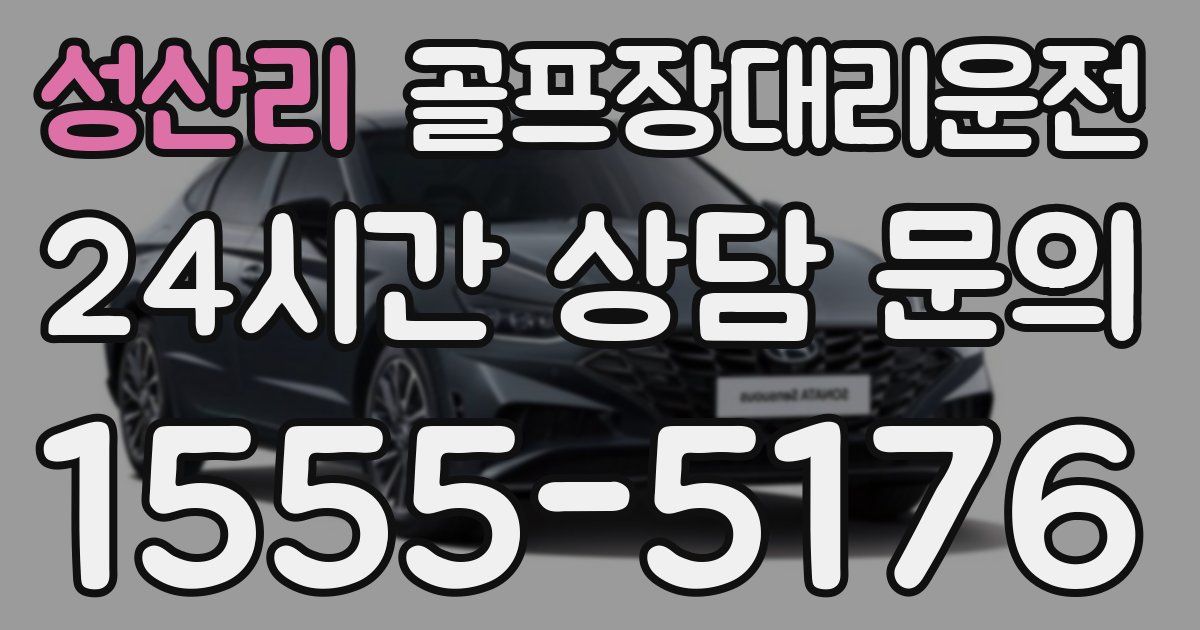 골프장대리운전 서비스