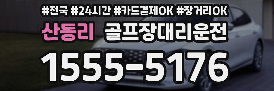 산동리 골프장대리운전
