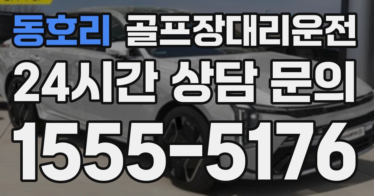 골프장대리운전 서비스