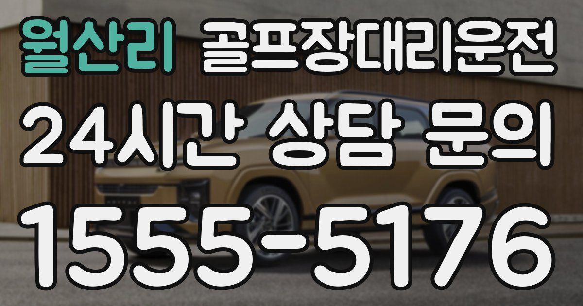 골프장대리운전 서비스