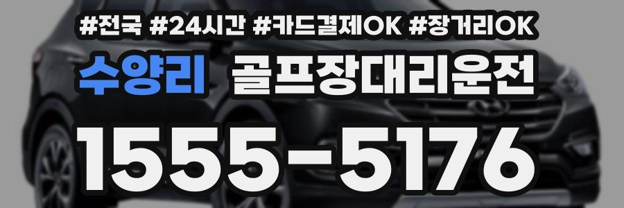 수양리 골프장대리운전