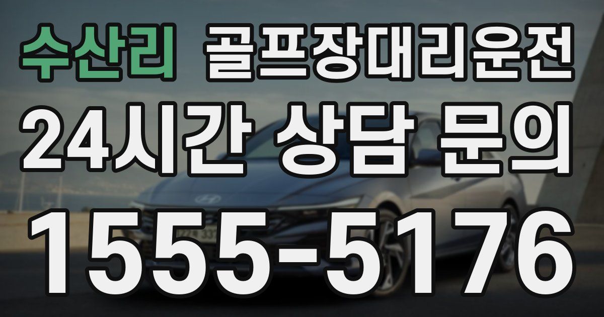 골프장대리운전 서비스