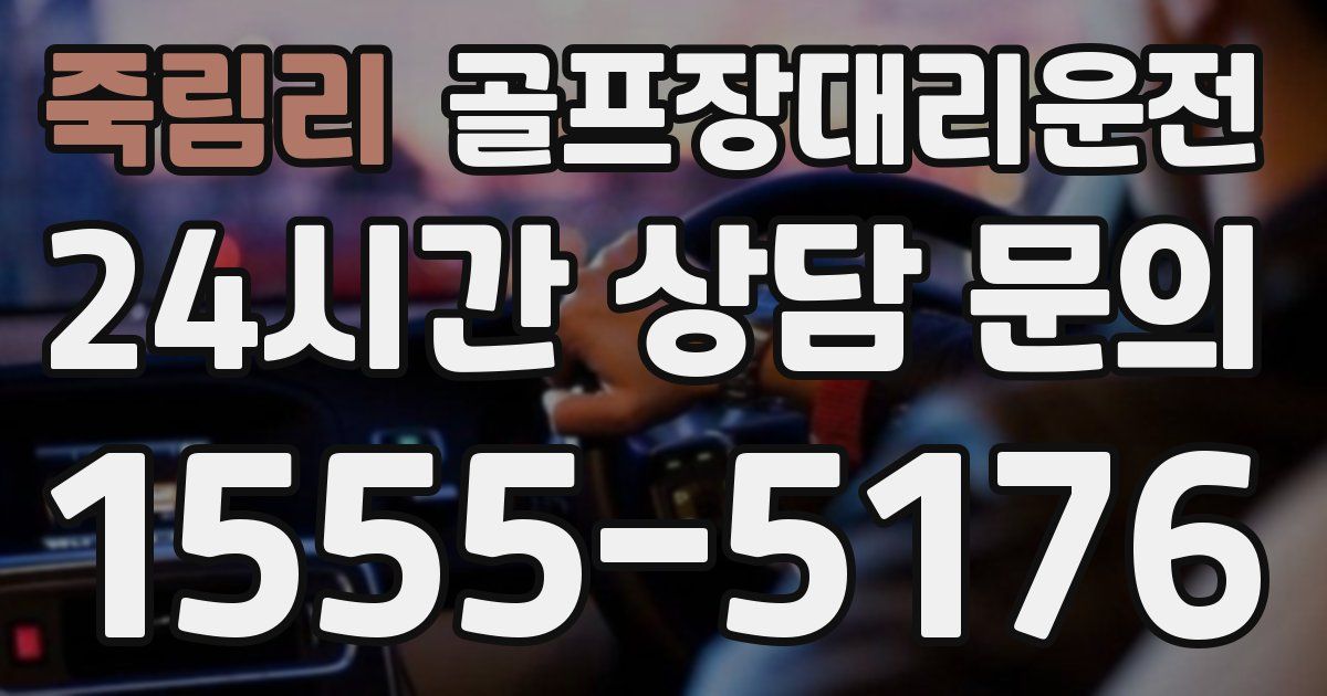 골프장대리운전 서비스