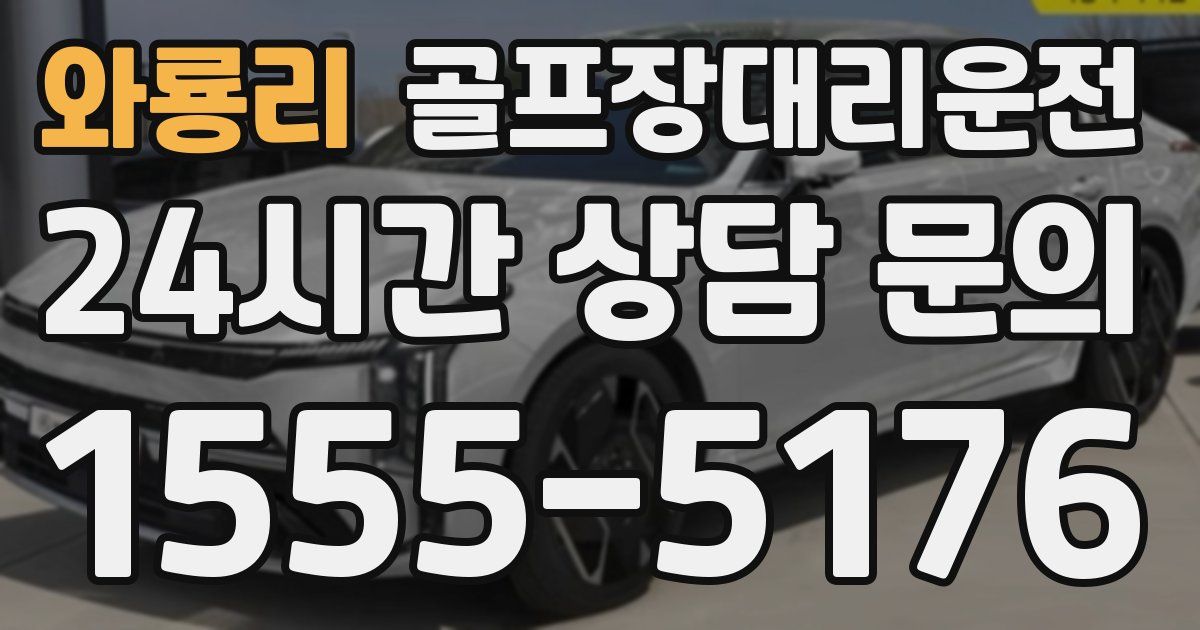 골프장대리운전 서비스