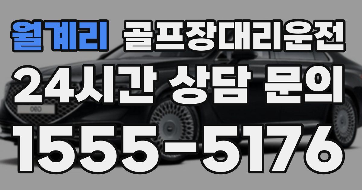 골프장대리운전 서비스
