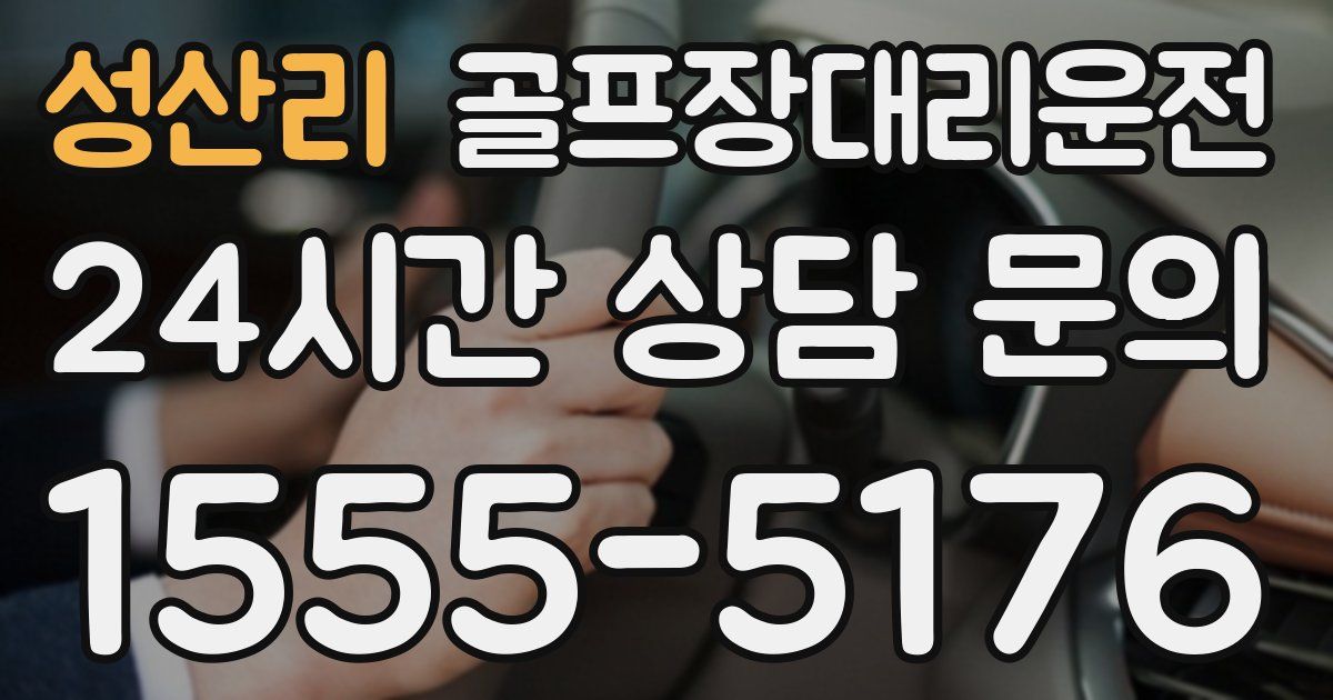골프장대리운전 서비스