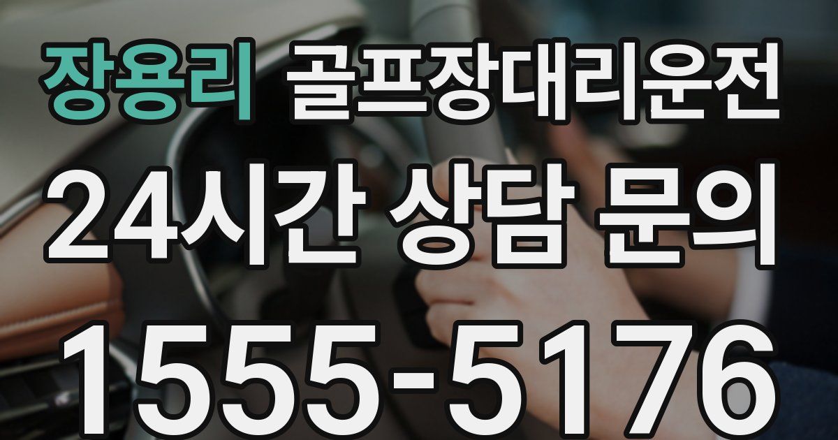 골프장대리운전 서비스