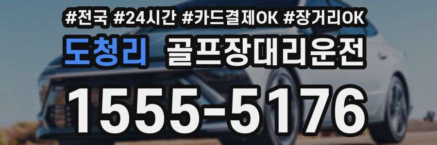 도청리 골프장대리운전