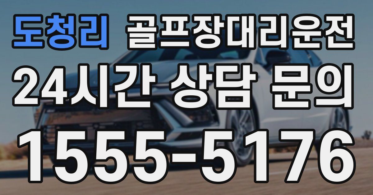 골프장대리운전 서비스