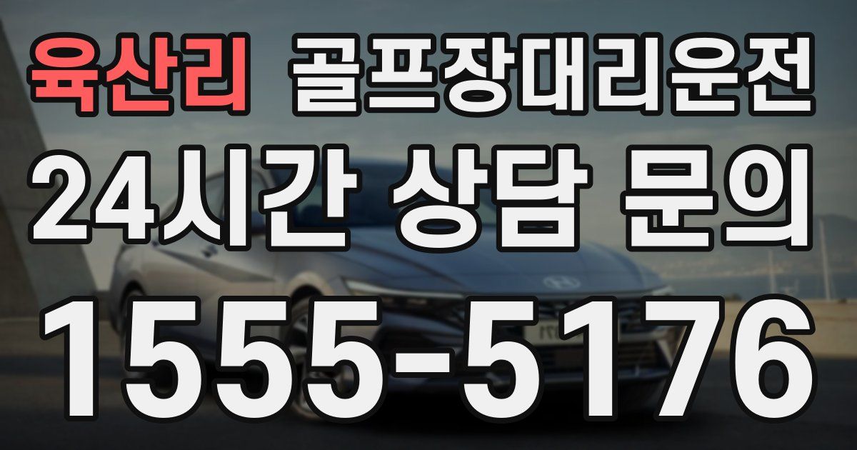 골프장대리운전 서비스