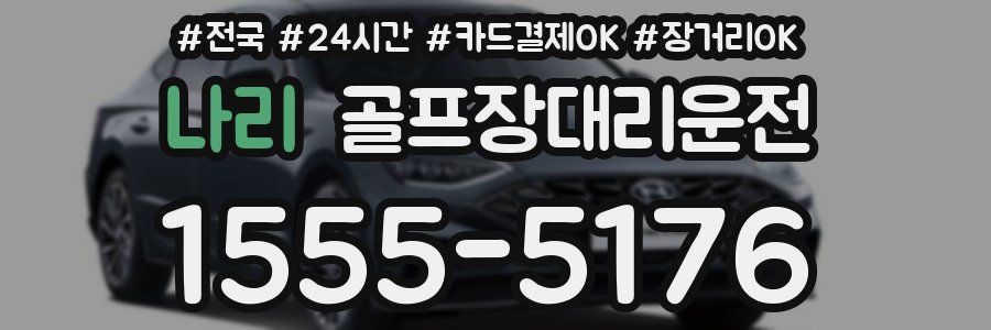 나리 골프장대리운전