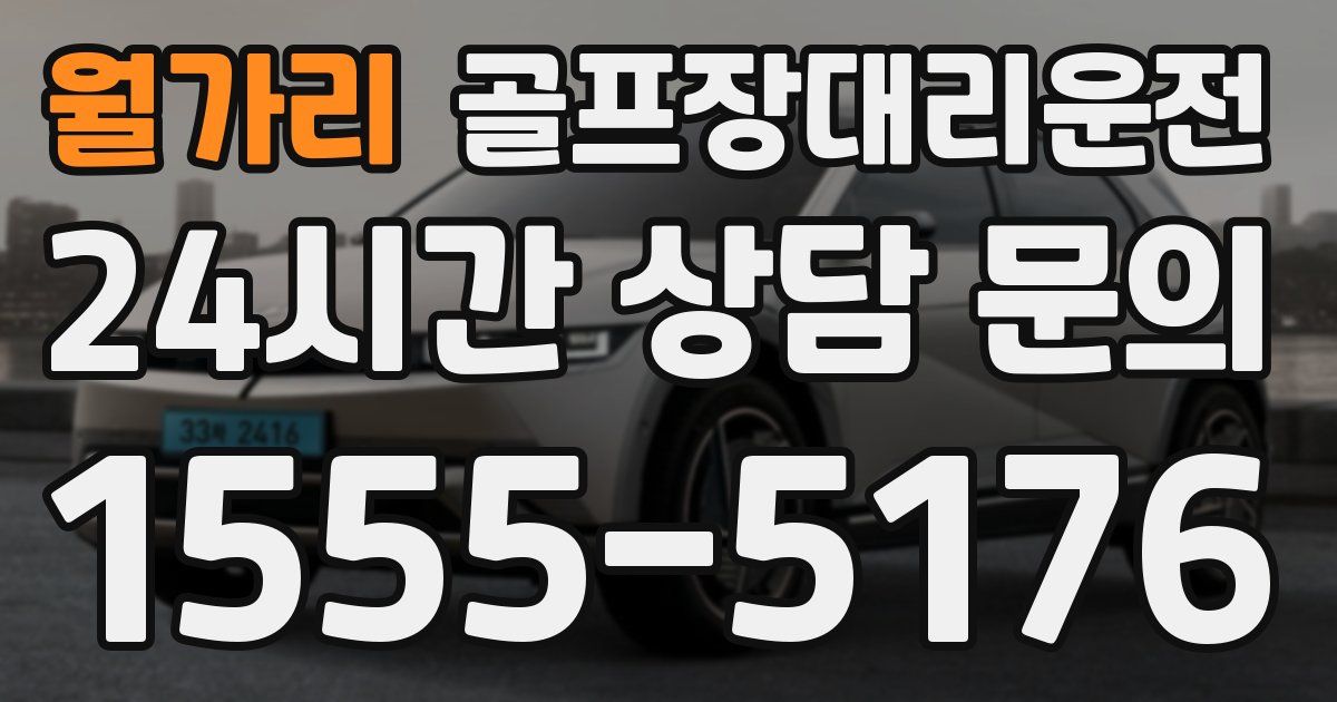 골프장대리운전 서비스