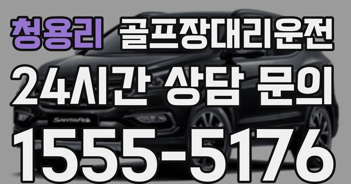 골프장대리운전 서비스