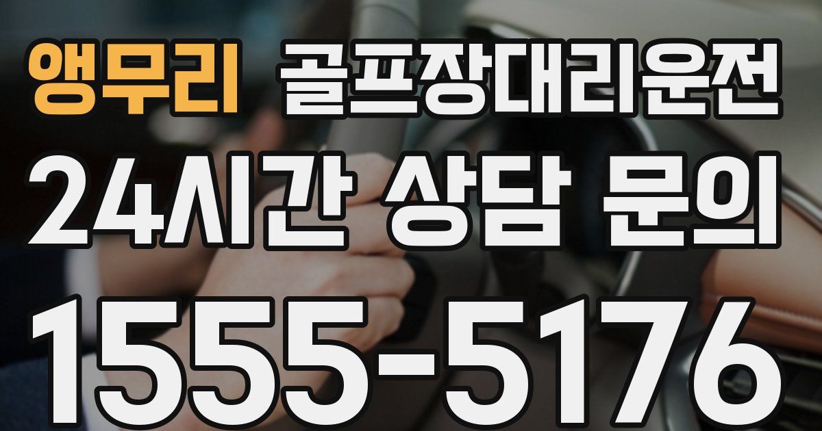 골프장대리운전 서비스