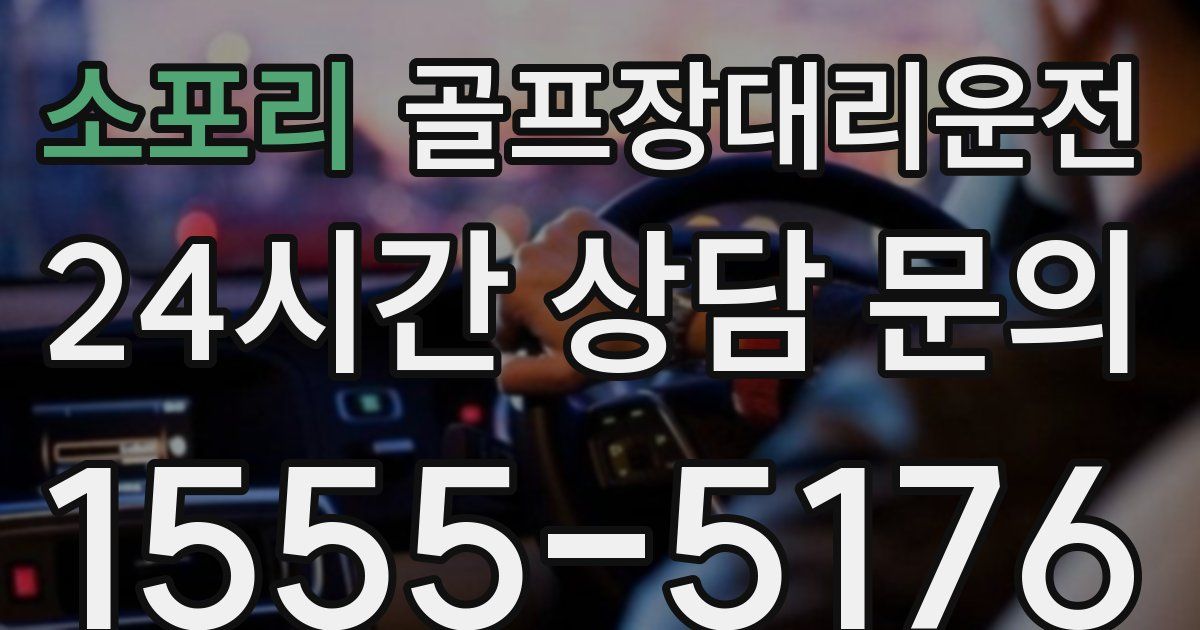 골프장대리운전 서비스