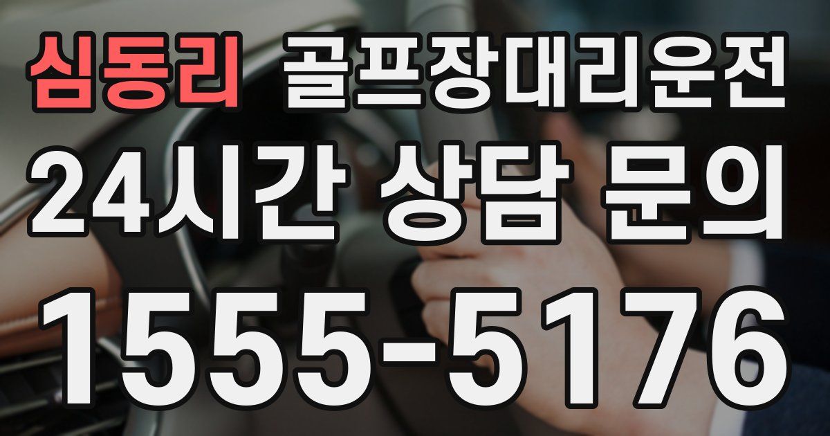 골프장대리운전 서비스