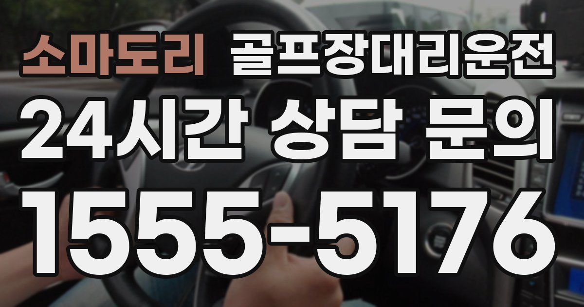 골프장대리운전 서비스