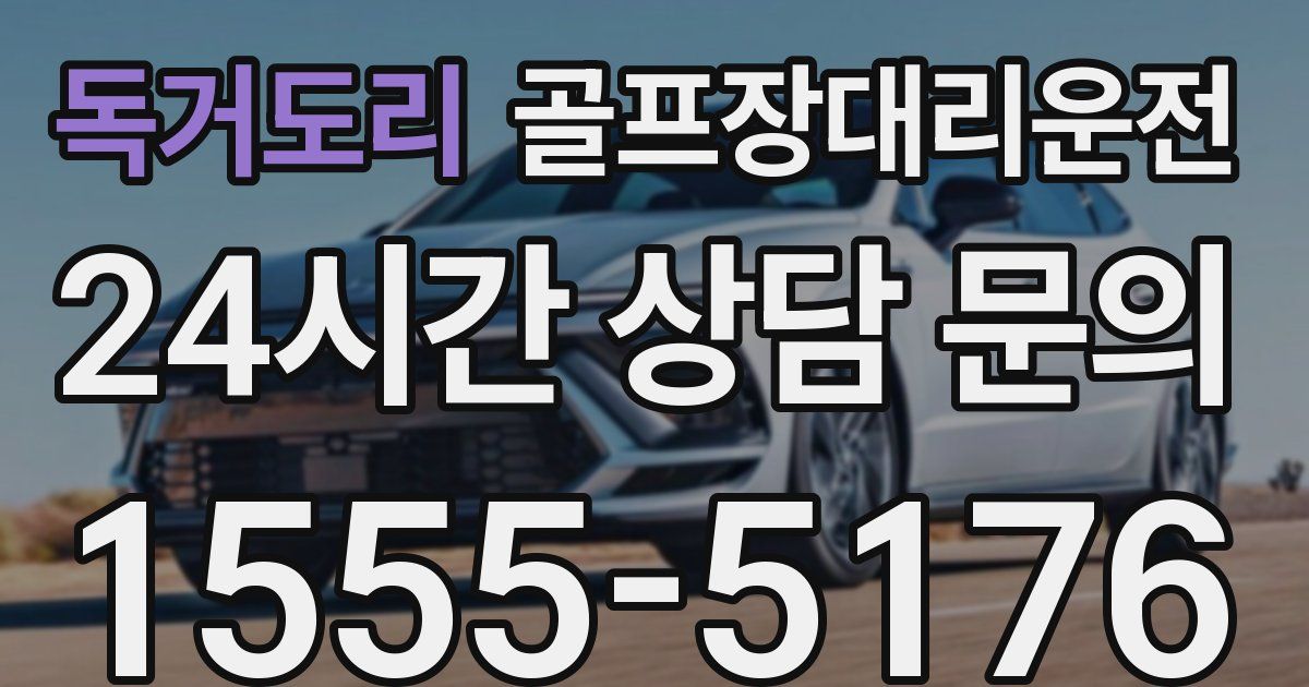 골프장대리운전 서비스