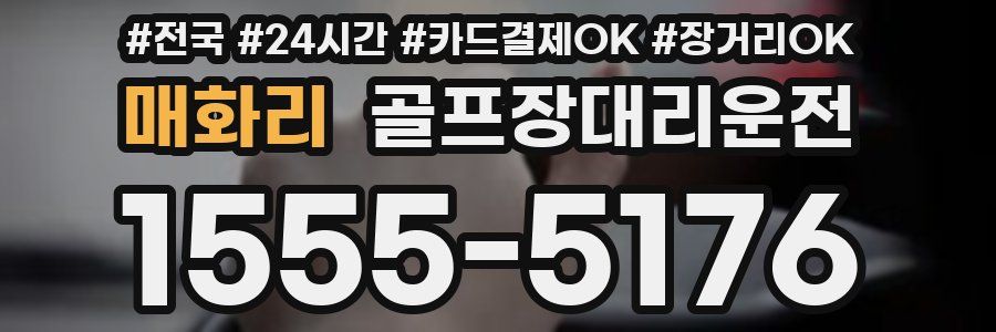 매화리 골프장대리운전