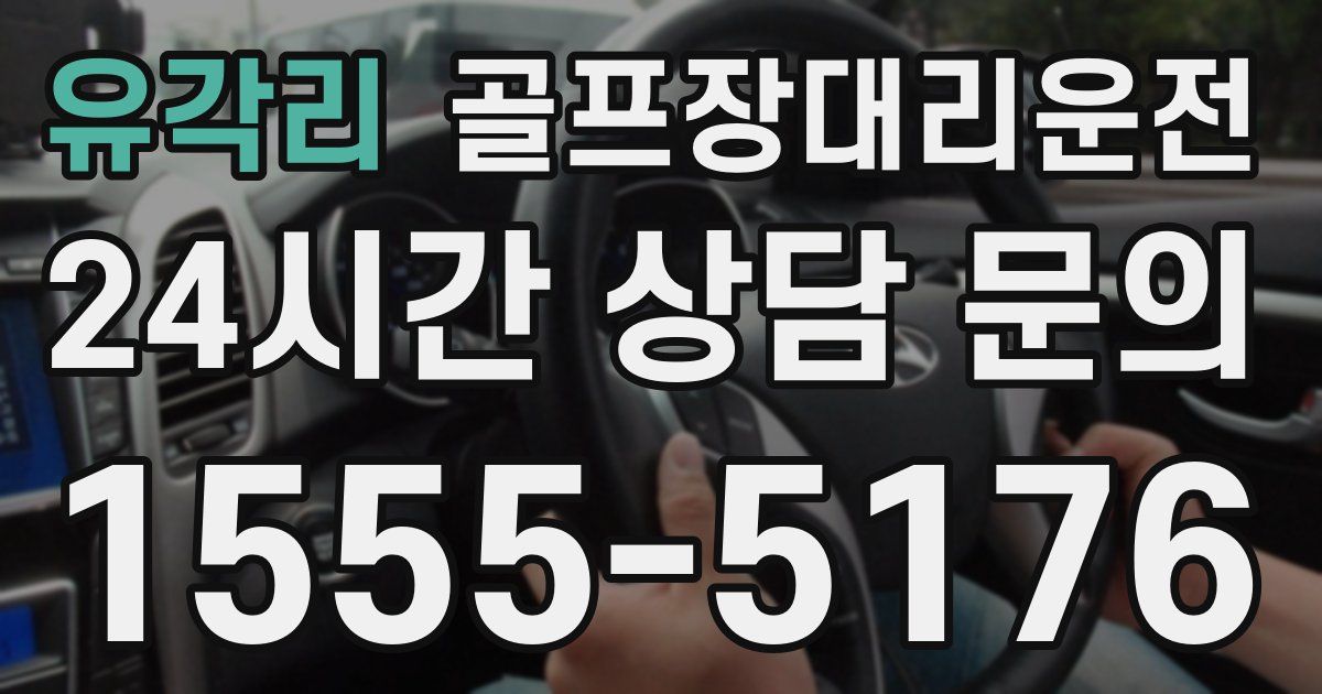 골프장대리운전 서비스