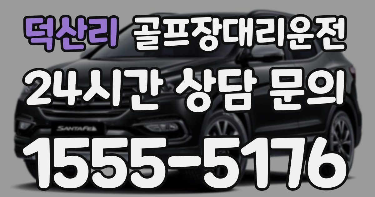 골프장대리운전 서비스