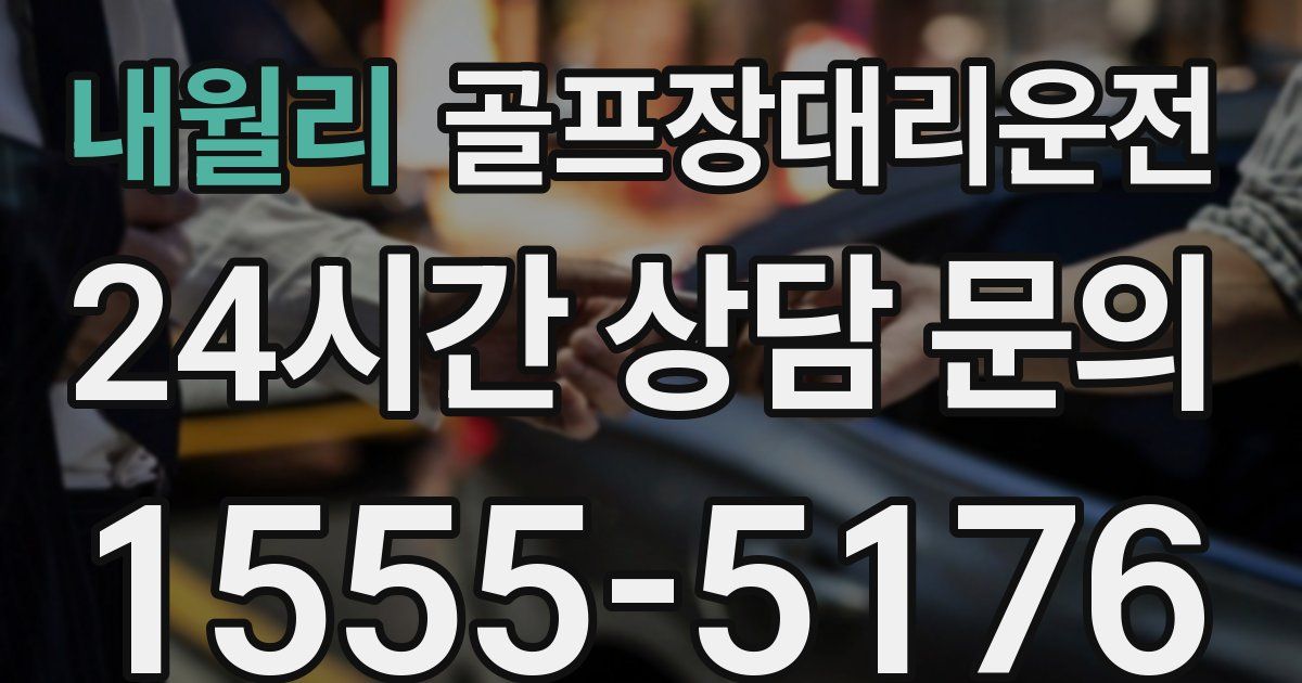 골프장대리운전 서비스