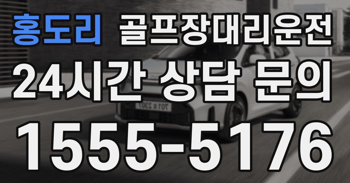 골프장대리운전 서비스