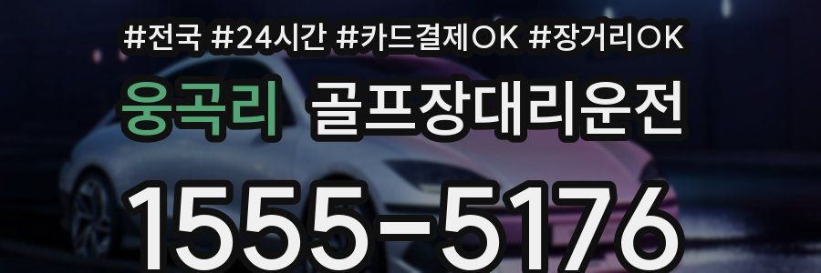 웅곡리 골프장대리운전