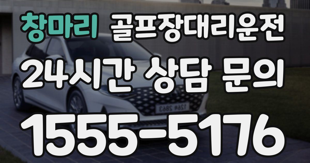골프장대리운전 서비스