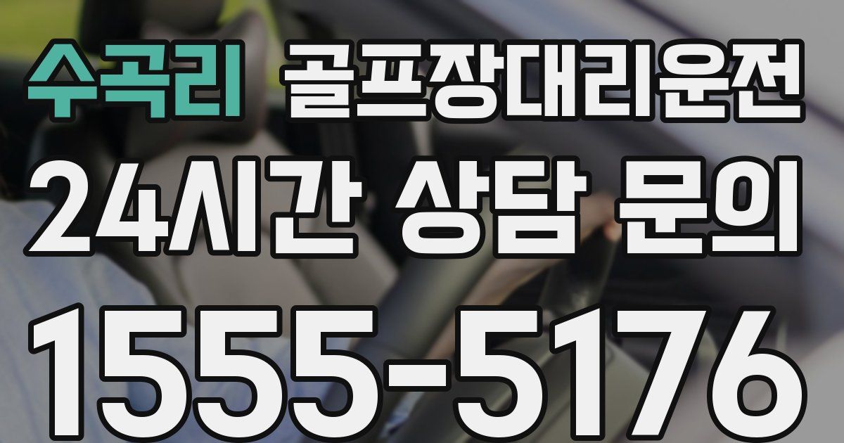 골프장대리운전 서비스