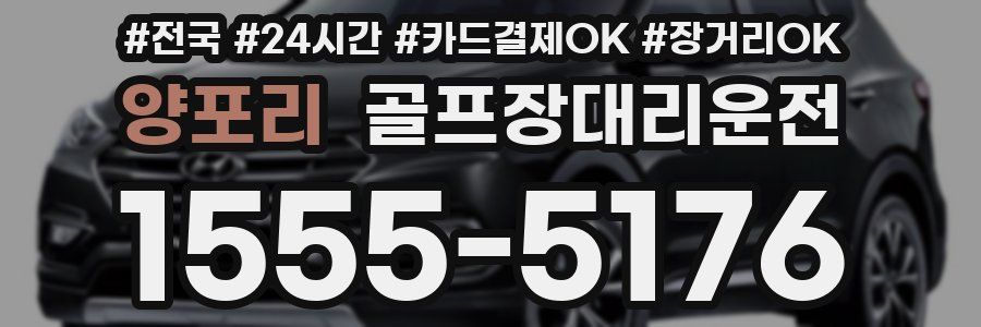양포리 골프장대리운전