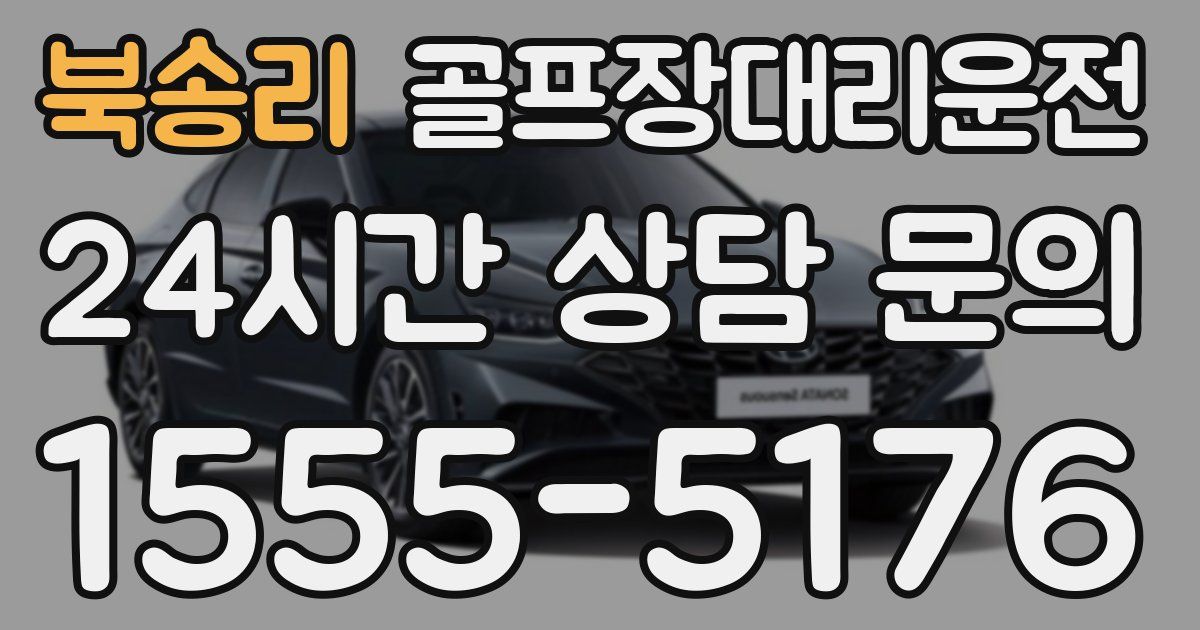 골프장대리운전 서비스