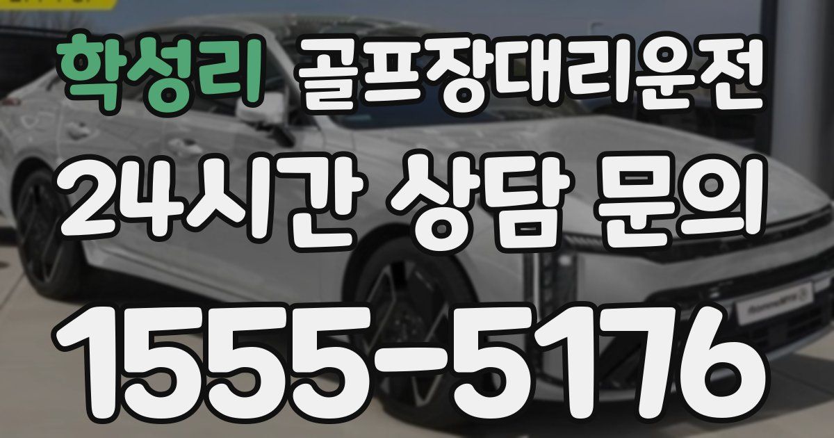골프장대리운전 서비스