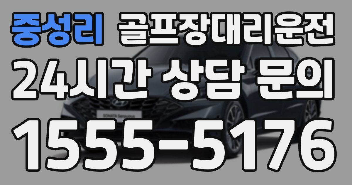 골프장대리운전 서비스