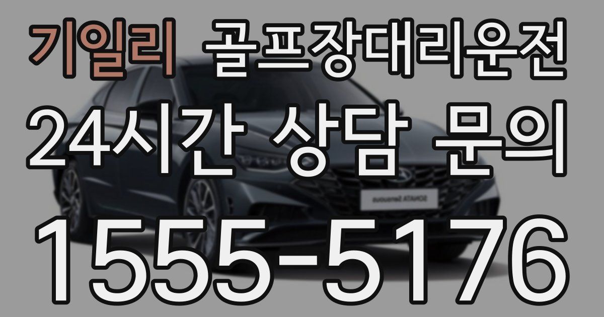 골프장대리운전 서비스