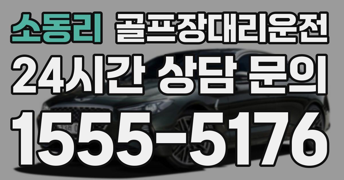 골프장대리운전 서비스