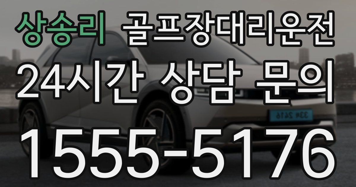 골프장대리운전 서비스
