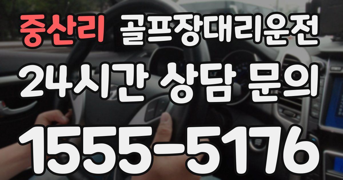골프장대리운전 서비스