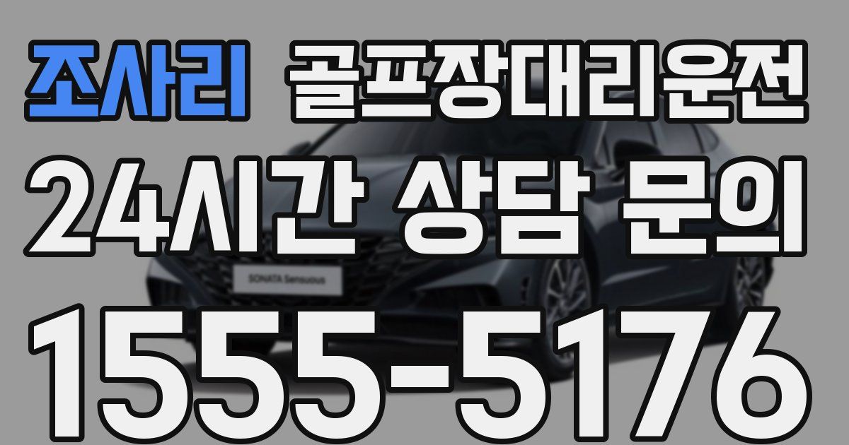 골프장대리운전 서비스