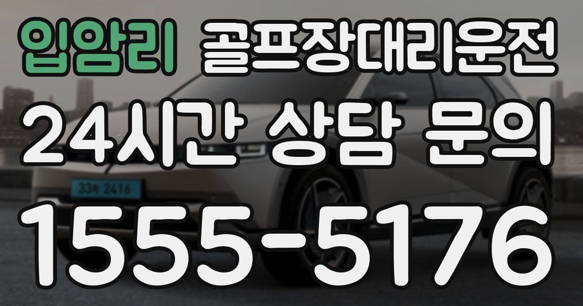 골프장대리운전 서비스