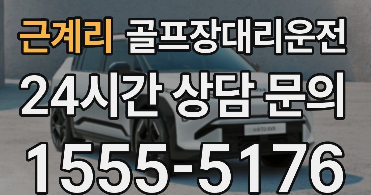 골프장대리운전 서비스