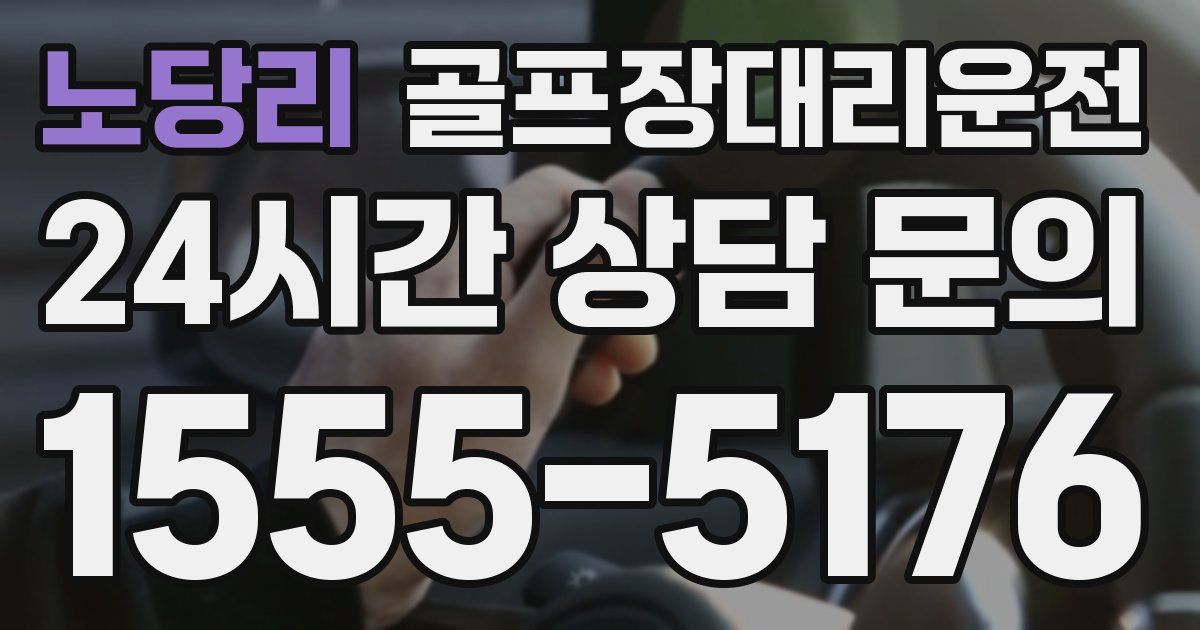 골프장대리운전 서비스