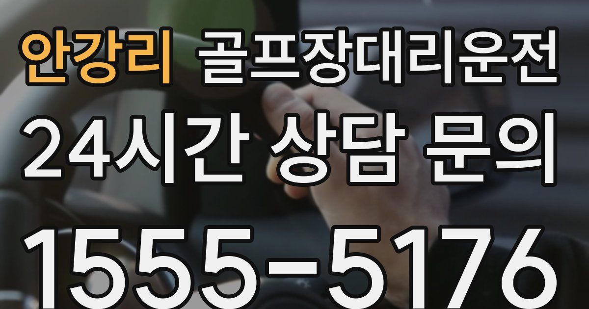 골프장대리운전 서비스