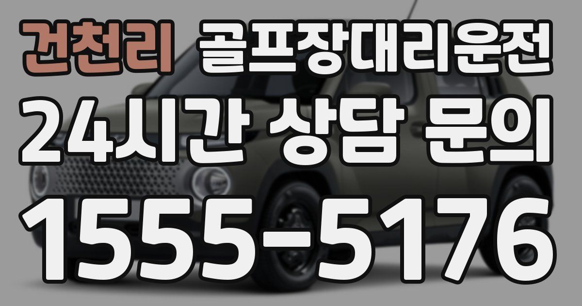 골프장대리운전 서비스