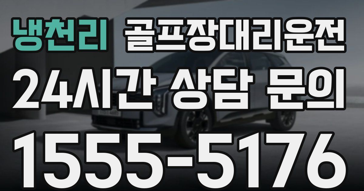 골프장대리운전 서비스
