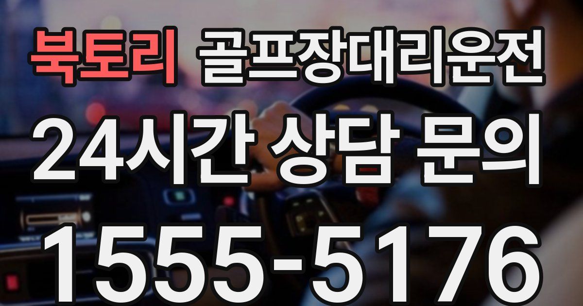 골프장대리운전 서비스