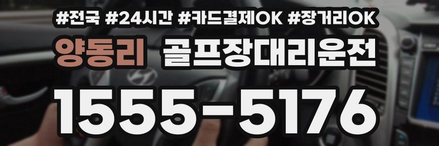 양동리 골프장대리운전