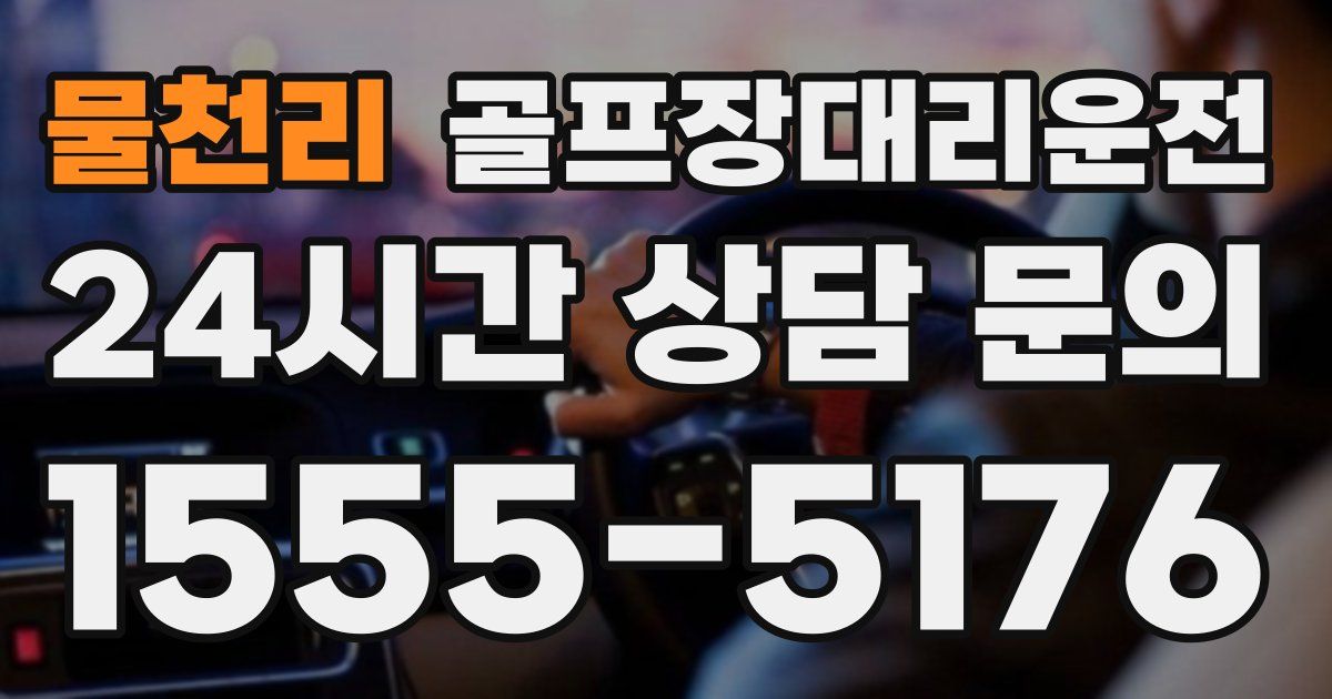 골프장대리운전 서비스